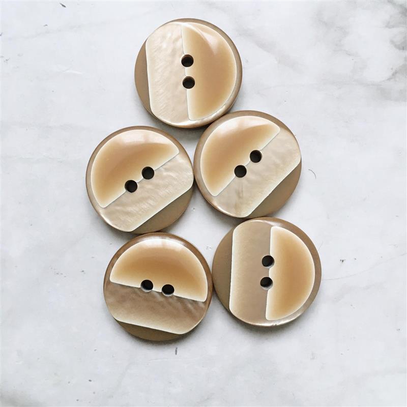 LOT DE 5 BOUTONS BERDU 26MM