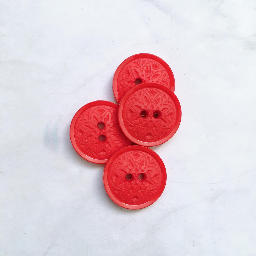 LOT DE 4 BOUTONS RAMO 20MM