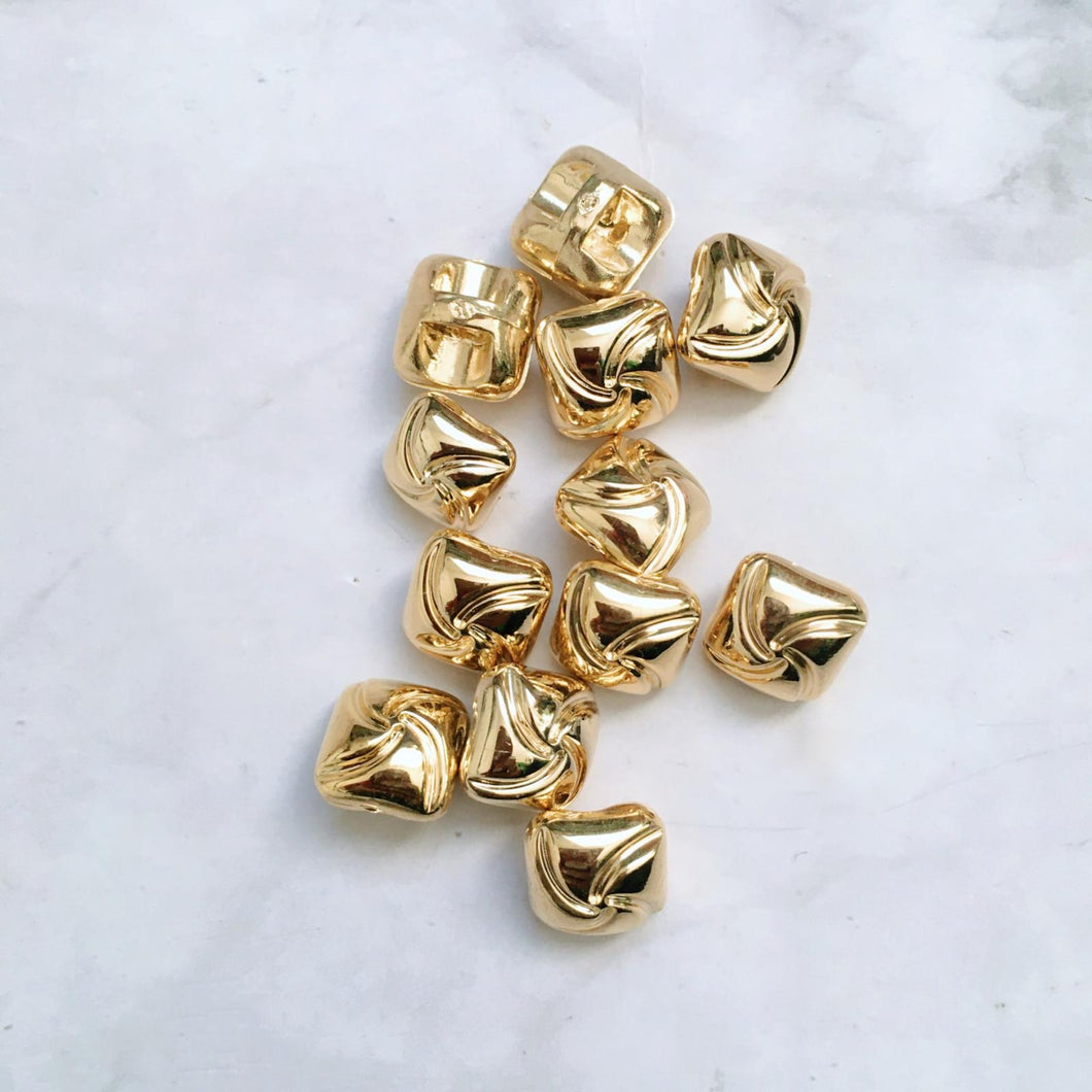 LOT DE 6 BOUTONS FLEE 11MM