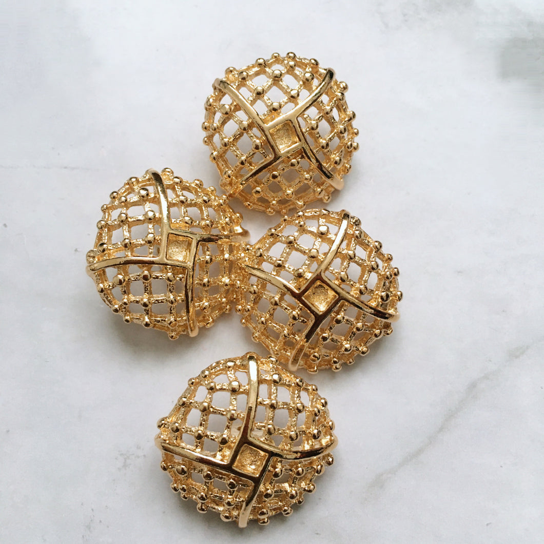 LOT DE 5 BOUTONS TRUŽ 25MM
