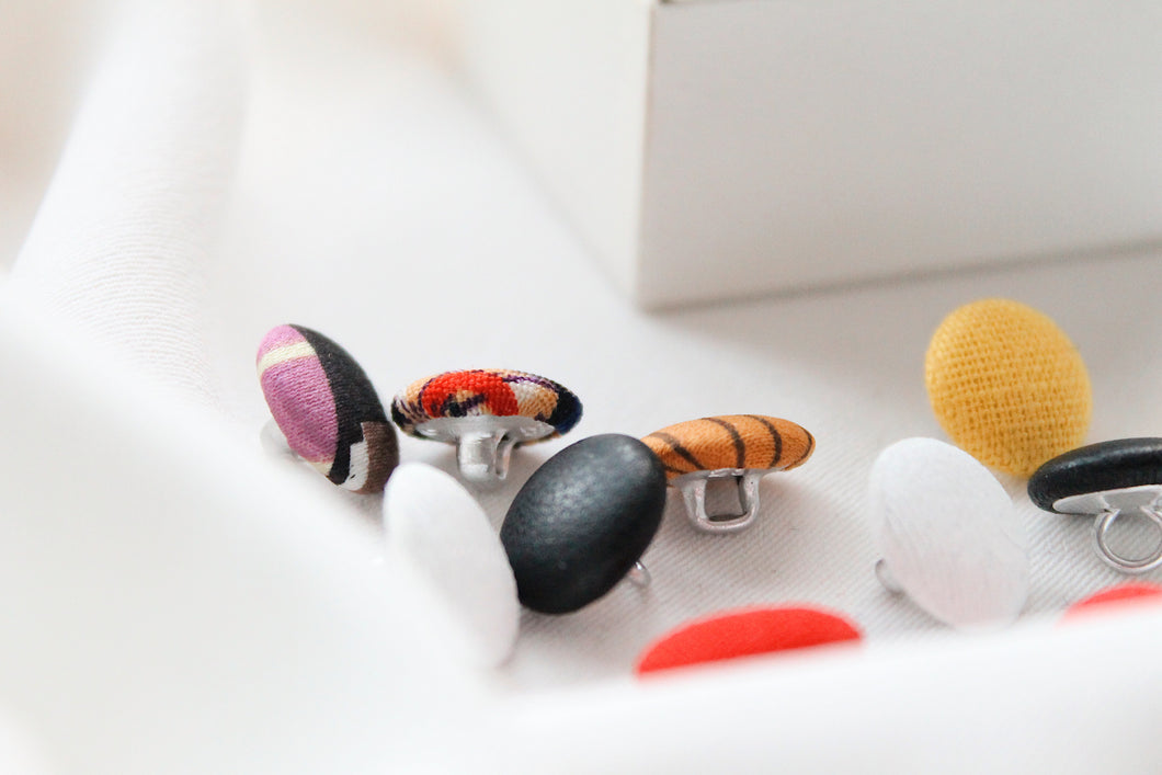 LOT DE 10 BOUTONS RECOUVERTS  PERSONNALISÉS 12 mm